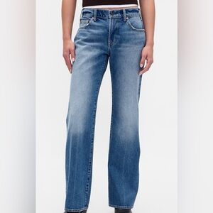 GAP Mid Rise Rigid Flare Jeans